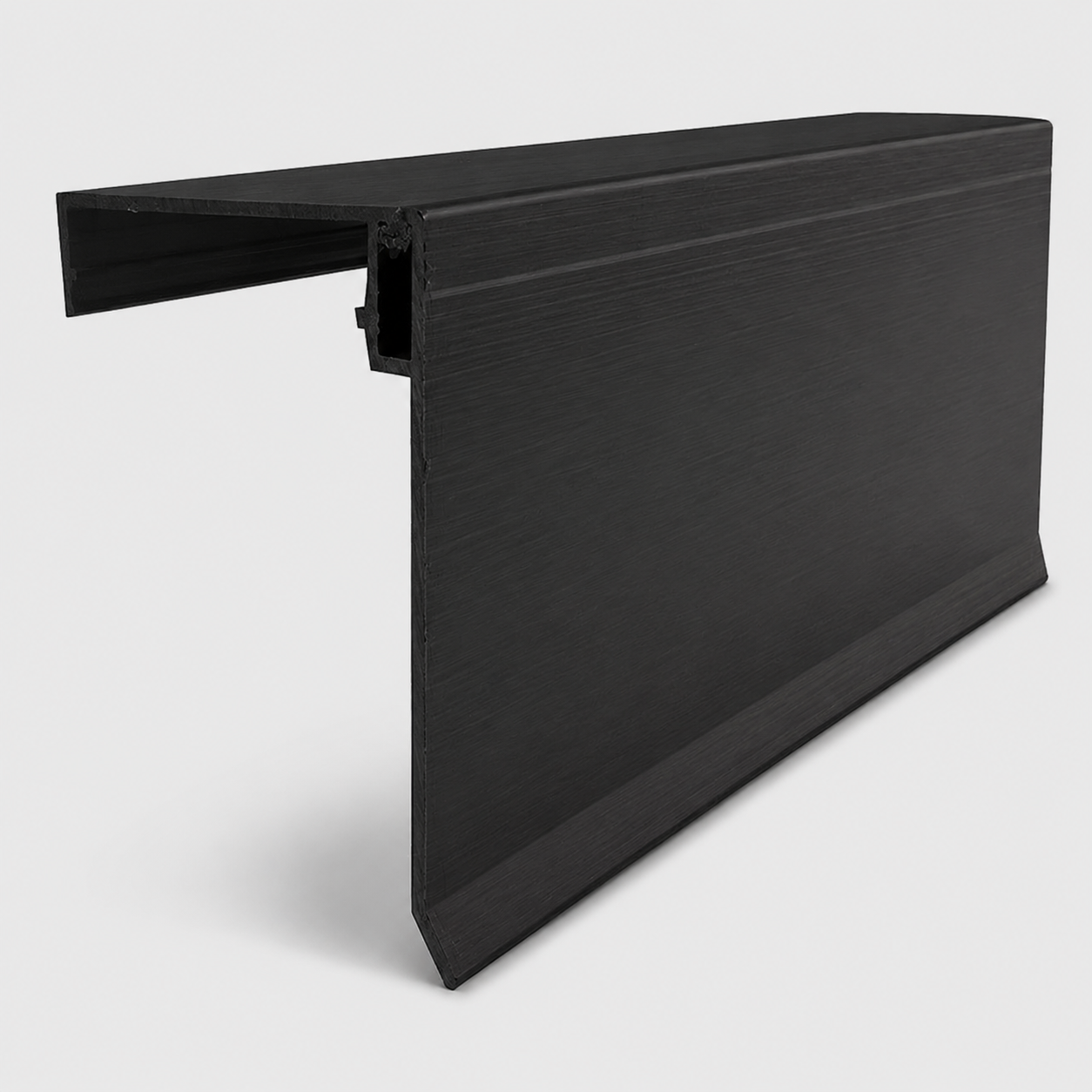 Klemmdeckel Rand  |  Aluminium  |  60mm  |  Glasprofil