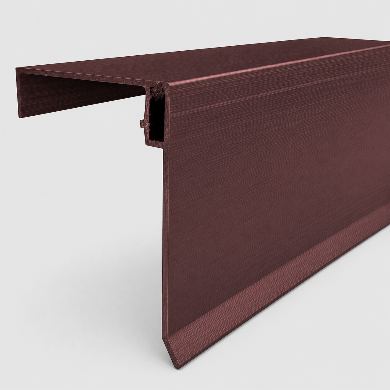 Klemmdeckel Rand  |  Aluminium  |  60mm  |  Glasprofil
