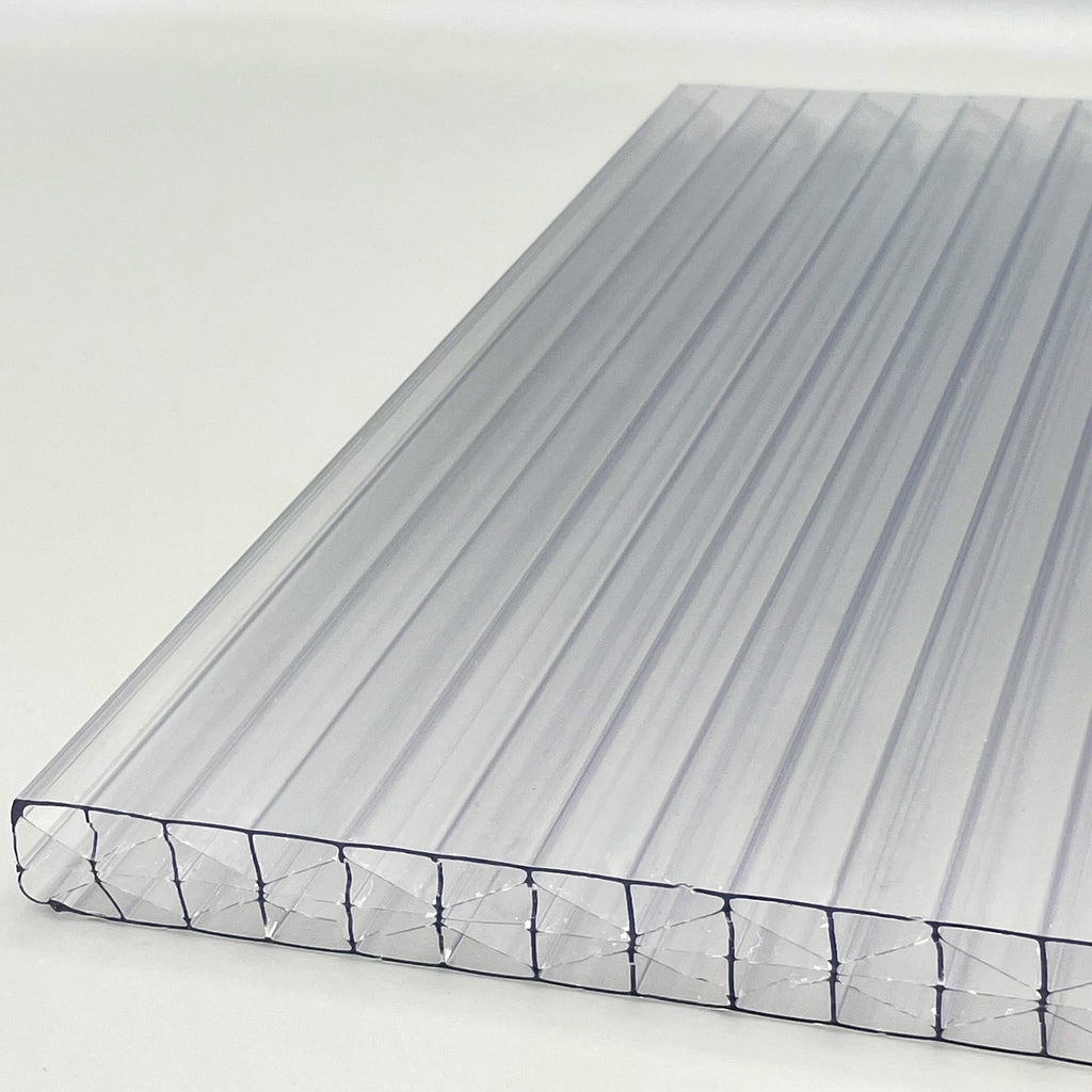 Doppelstegplatten 16mm X-Struktur  |  Polycarbonat  |  Klar / Opal