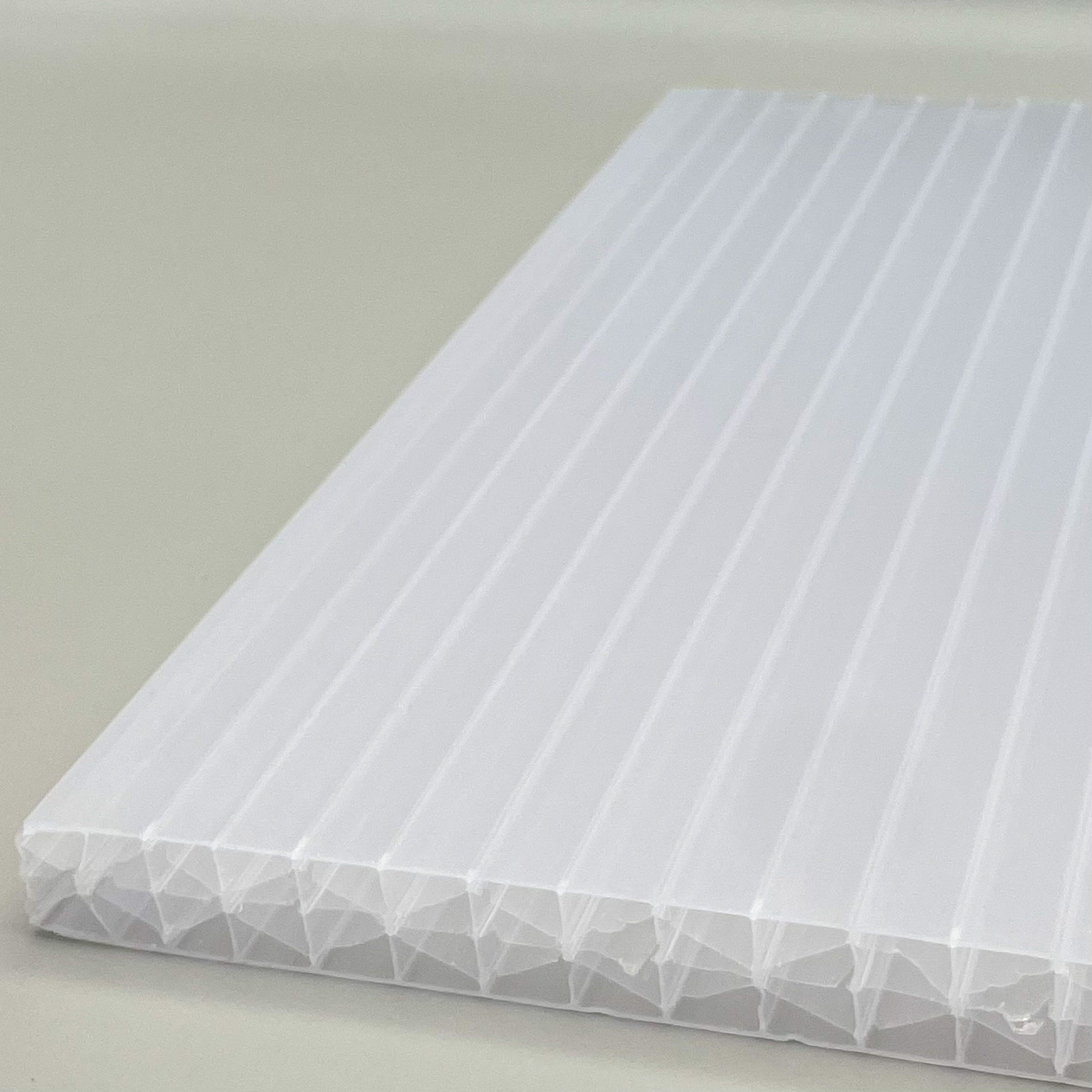Doppelstegplatten 16mm X-Struktur  |  Polycarbonat  |  Klar / Opal